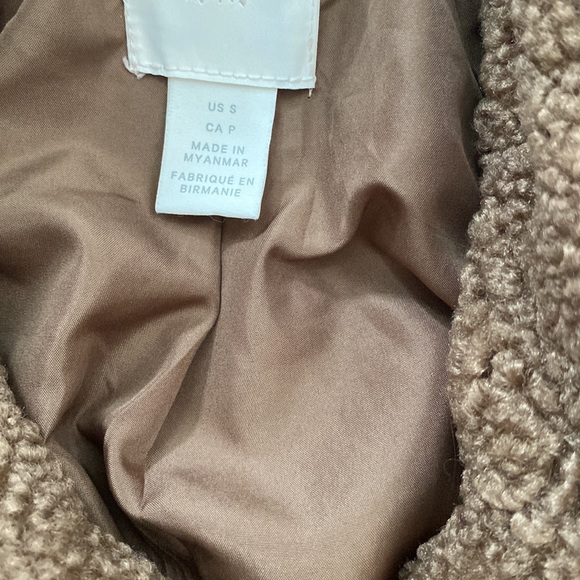 H&M brown teddy jacket 🐻🤎 - Picture 2 of 3